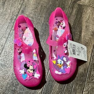 NWT Girls Size 11 Minnie Mouse Jelly Shoes